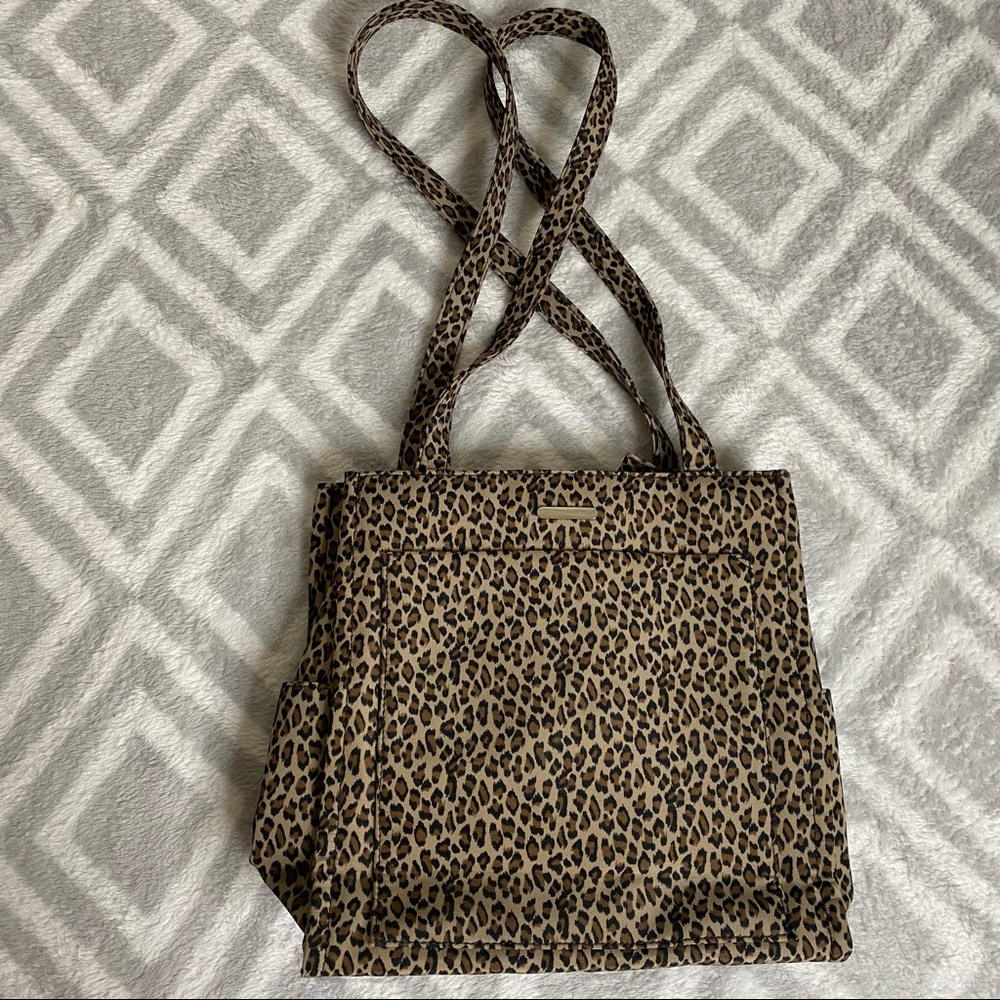 Vintage St Johns Bay leopard animal print bag